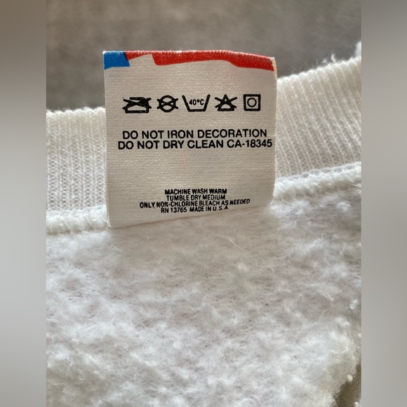 Vintage 90s Operation Desert Storm Troop Iraq Crewneck Sweatshirt Men Size XL - Picture 8 of 8